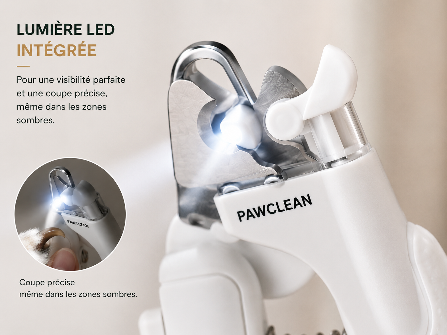Coupe Ongles chien LED PawClean – Image 2